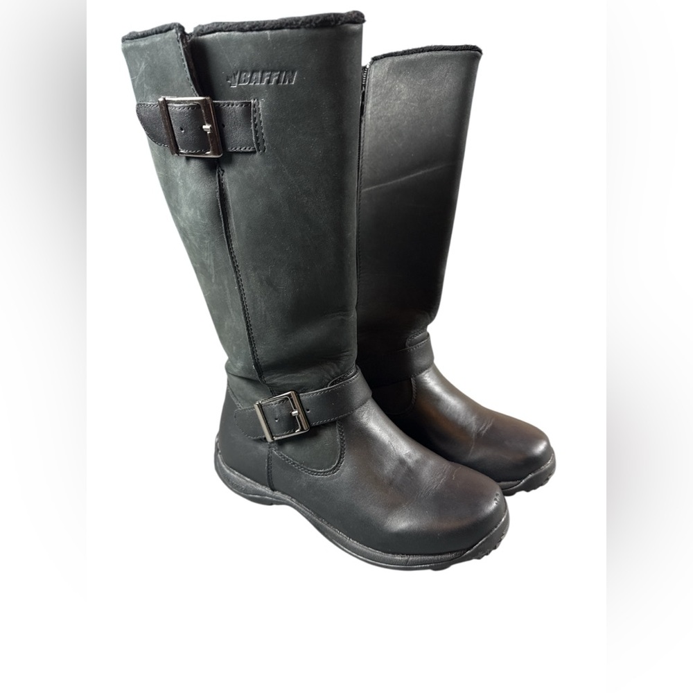 WOMANS BAFFIN  CHARRY BOOT SIZE 6‎  BLACK BELL-W010 BK1  BAFFIN BELL-W010